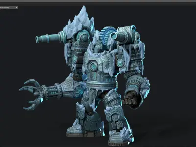 Winter mecha 3D model