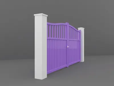 Outdoor Gate  3D model
