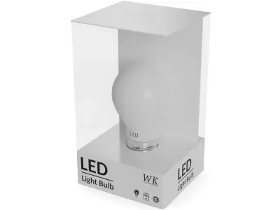 Light bulbs LED Light Bulb Low-poly 3D model