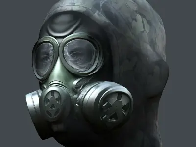 Helmet 3d model military combat Military Low-poly Low-poly 3D model