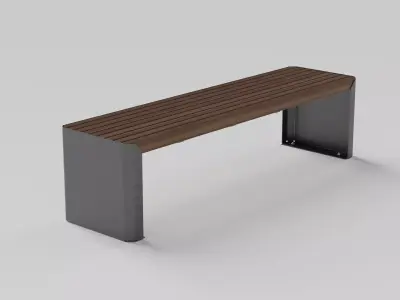 ZANO MODERN BENCH 3D model