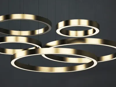 Ceiling Light  Brass by ForstLight  3D model