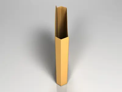 French Frice Packaging 3D model