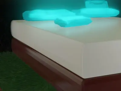 Bed Room Free low-poly 3D model