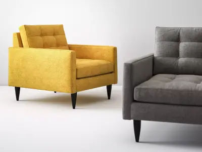 Petrie Chair 3D model