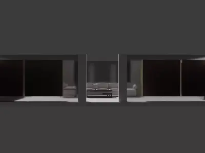 Private Out building Concept Low-poly 3D model