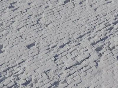 Crumbling Antique Red Brick Wall PBR Texture Texture