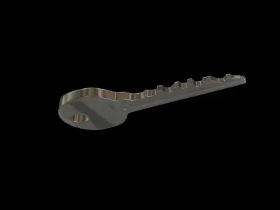 key for the door 3D model