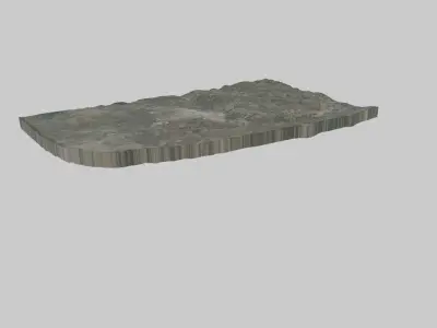Diyarbakir City Low-poly 3D model