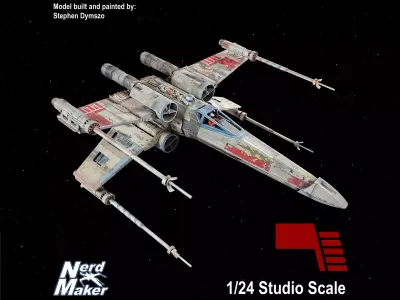 Model-X MK II 1-24 Studio Scale Red 5 -  3D print model