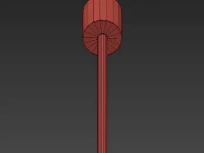 Loft Cone Pendant 36 3D model