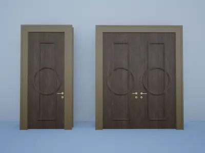 Custom Door 3D model