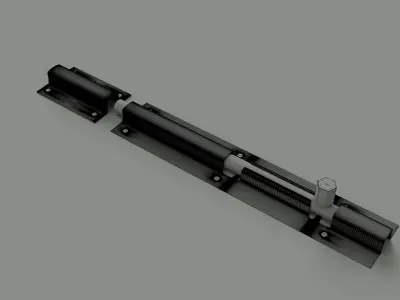 Flush Tower Bolt 3D model