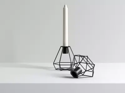 Diamond Candlestick 3D model