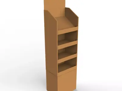 Point of Sale Cardboard Display Stand Texture