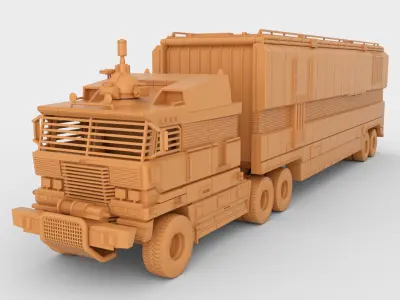 Universal soldier truck 3D print model