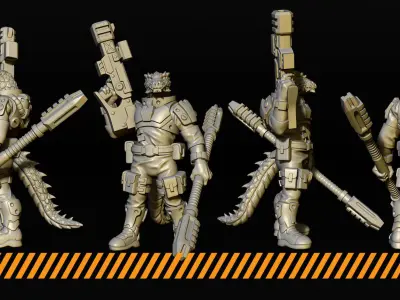 Draconians  3D print model