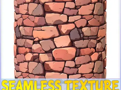  Stylized Wall Seamless Texture Texture 11