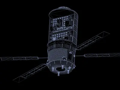 Automated Transfer Vehicle - Unpressurized Logistics Carrier 3D model