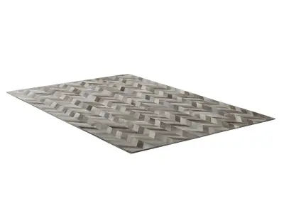 VELA LUXE COWHIDE RUG 3D model