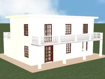 House 02  3D print model