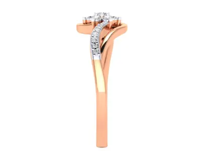 Women Ring Render 3dm STL MTL SLC JCD OBJ FBX Details 3D print model 16
