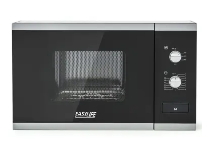 Microwave kitchen low poly Low-poly 3D model