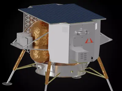 Astrobotic Peregrine Lunar Lander 3D model
