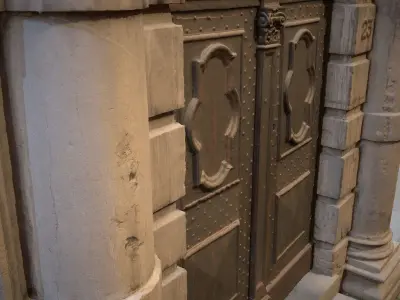 Architectural Entrance Door 3D model