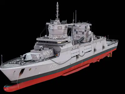  F125 Baden Wuerttemberg Class Frigate PBR 