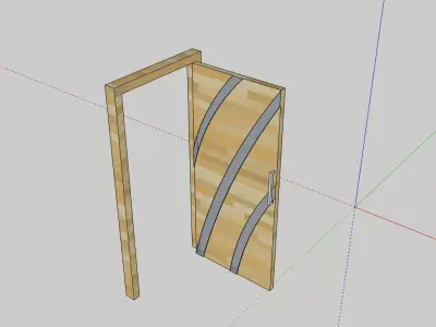 Wooden  Door 3D model purchase