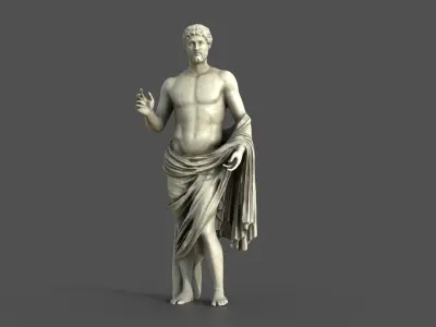  Roman Male Sculpture 