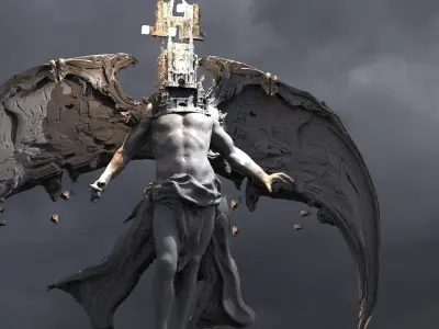 Devine kingdom Arch Angel Light 3D model