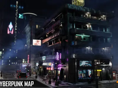 ULTRA Detailled Sci-Fi Cyberpunk City - Blender FULL VERSION 3D model