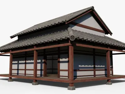 Lavish House Low-poly 3D model