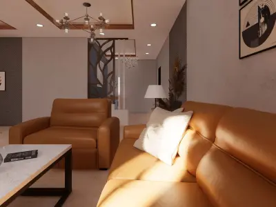 Apartment interior 3D model