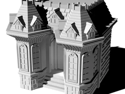 Victorian house model - Elizabeth 3D print model