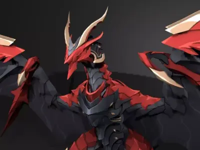 epic dragon 3D model