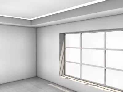Empty Room 3D model get