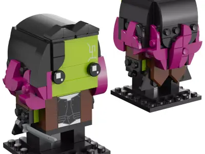 Lego BrickHeadz - 41607 Gamora 3D model