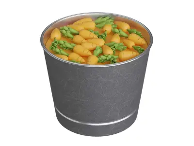 Carrot Basket 3D model