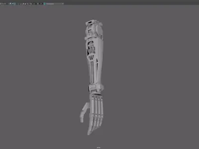 3D RobotArm with UVs 3D model