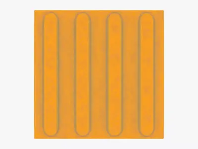 Tactile Pavement Dirty  3D model