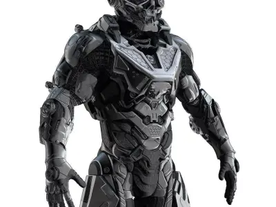 Cybernetist Zbrush 3D model