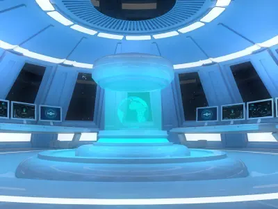 Sci Fi Room 3D model