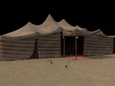 Arabian tent  3D model