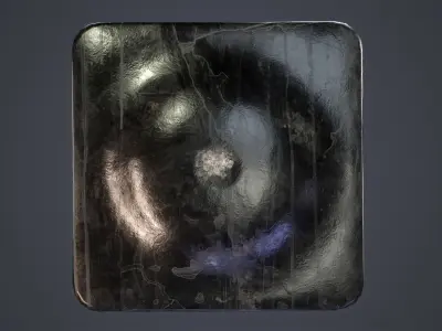 London Bin Low-poly 3D model