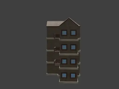 House Model 14 Low-poly 3D model