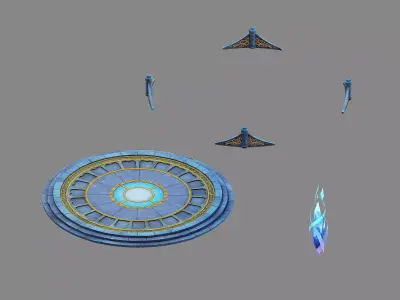 Moon City - Shop Gamble 01 3D model