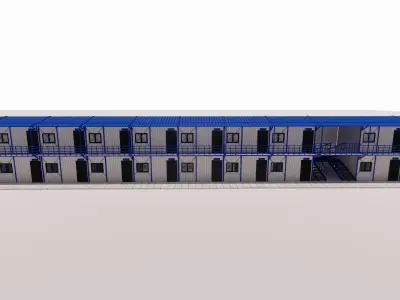 Portable Construction Site Building -A3 3D model